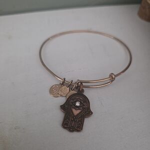 Alex and Ani Rose Gold Hamsa Bracelet
